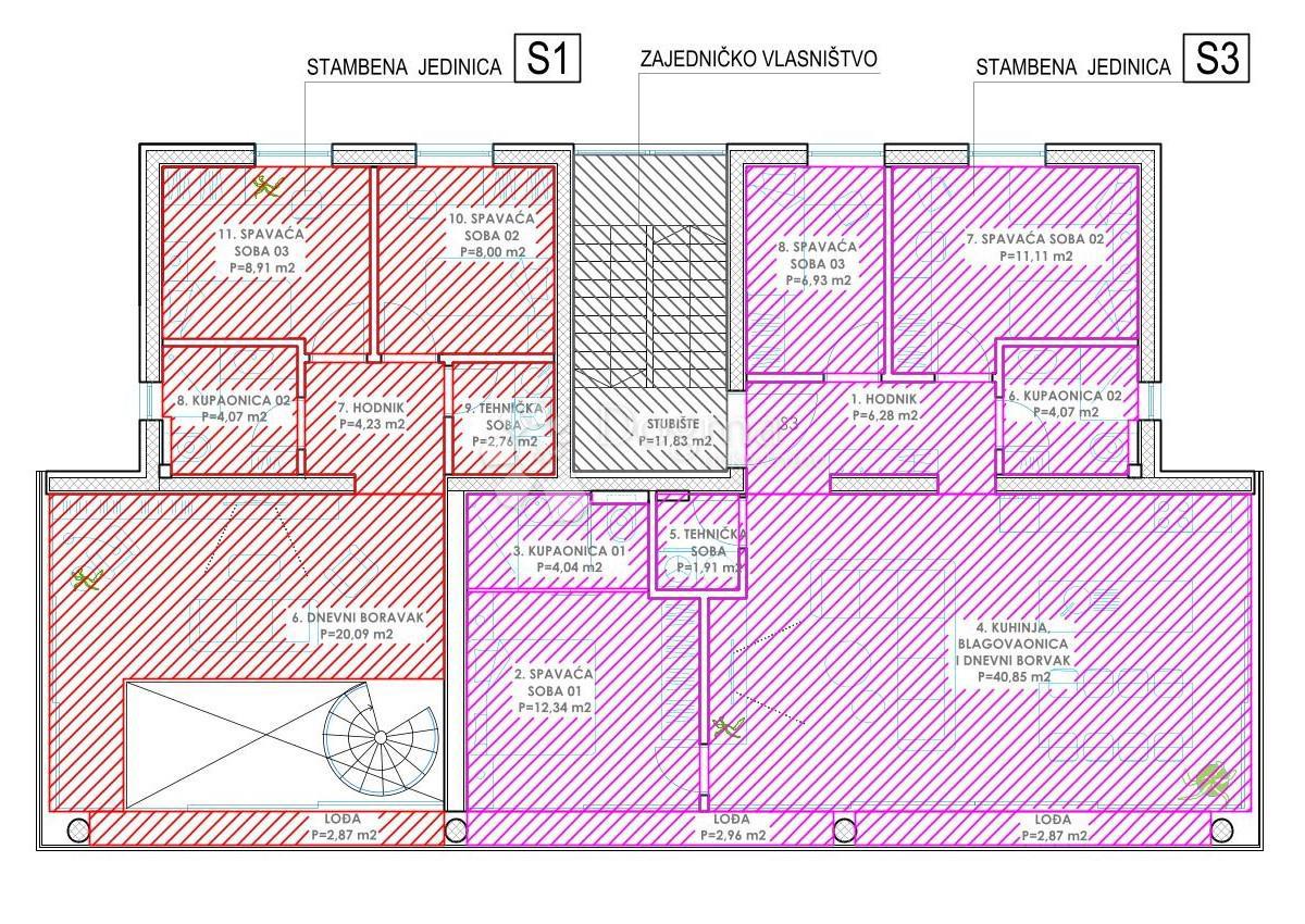 Allogio Diklo, Zadar, 134,10m2
