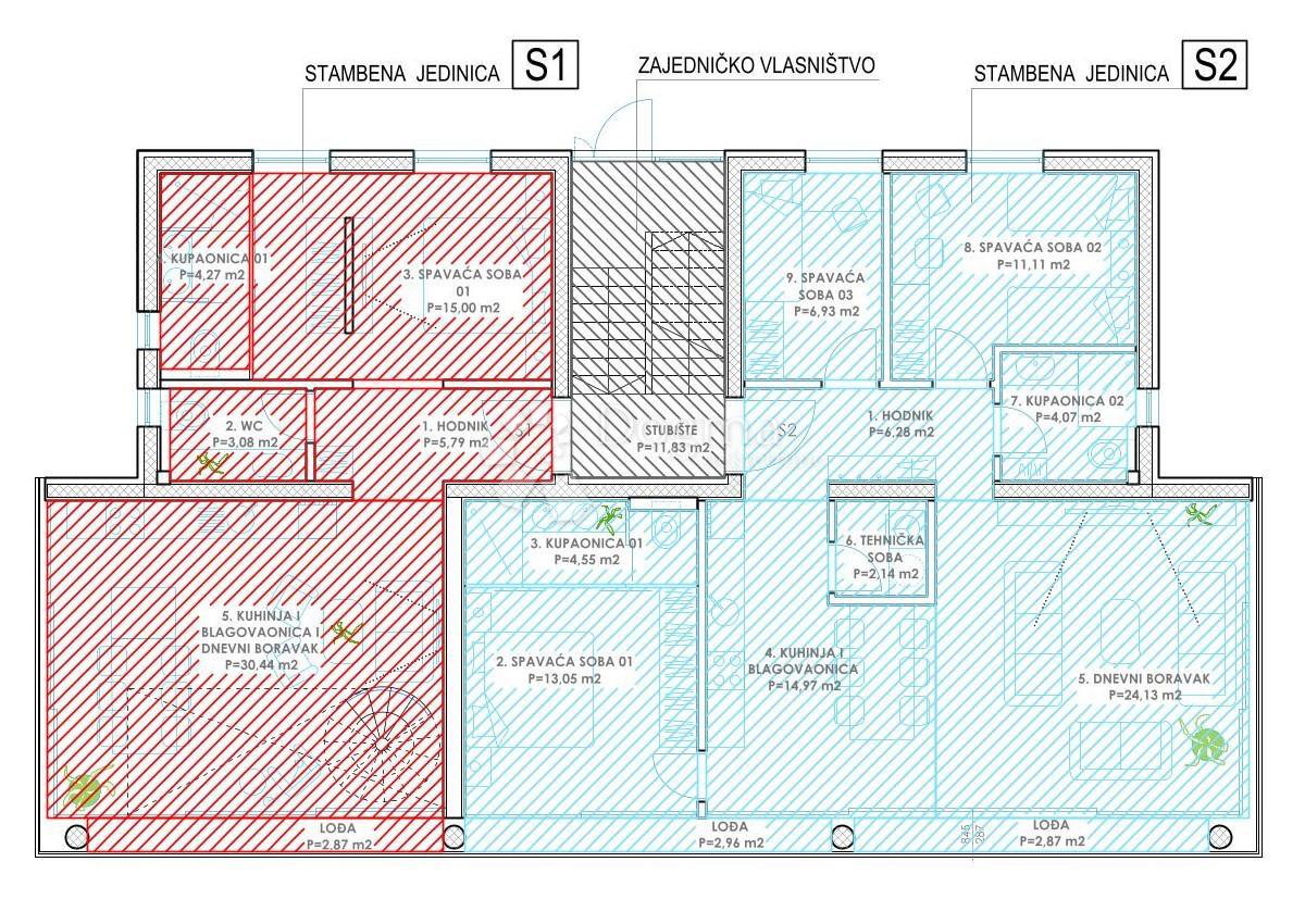 Allogio Diklo, Zadar, 134,10m2