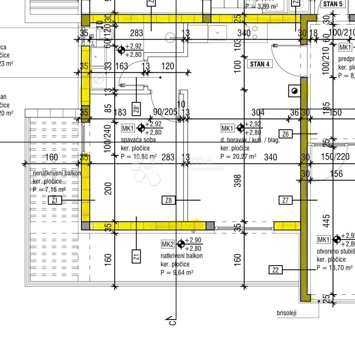 Allogio Grbe, Nin, Goranska, 53,37m2