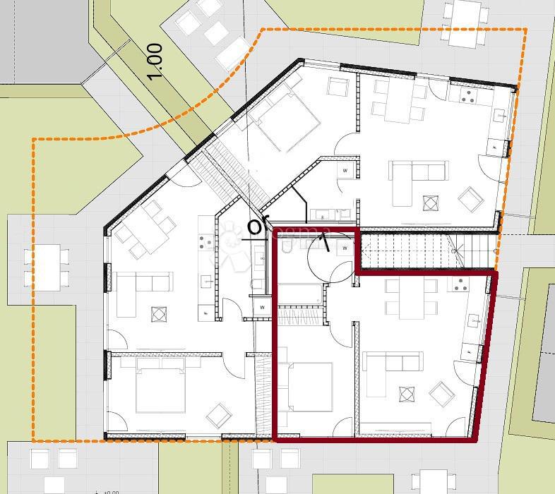 Allogio Poreč, 55,32m2