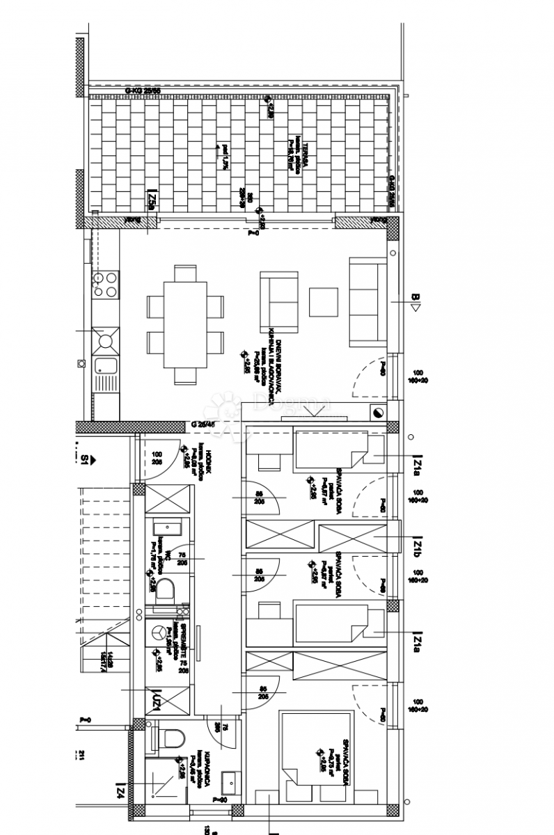 Allogio Žaborić, Šibenik - Okolica, 70,62m2