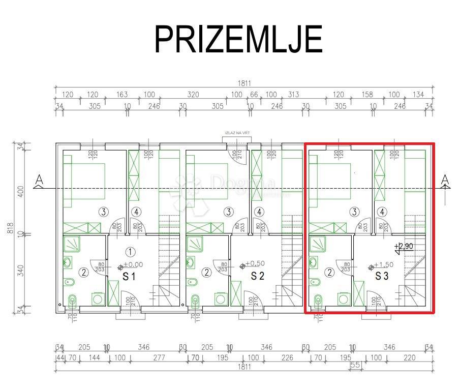 Allogio Savudrija, Umag, 80m2