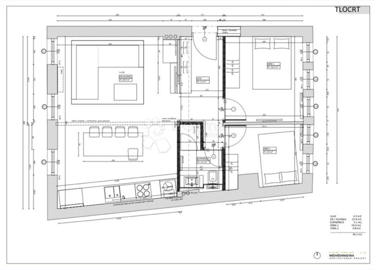 Allogio Gornji grad, Gornji Grad - Medveščak, 60,35m2