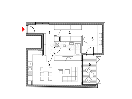 Allogio Trešnjevka, Trešnjevka - Sjever, 65,16m2