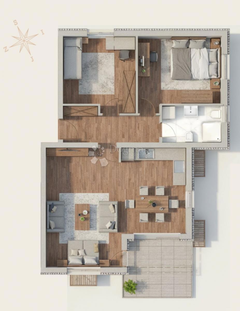 Allogio Viškovo, 65,63m2