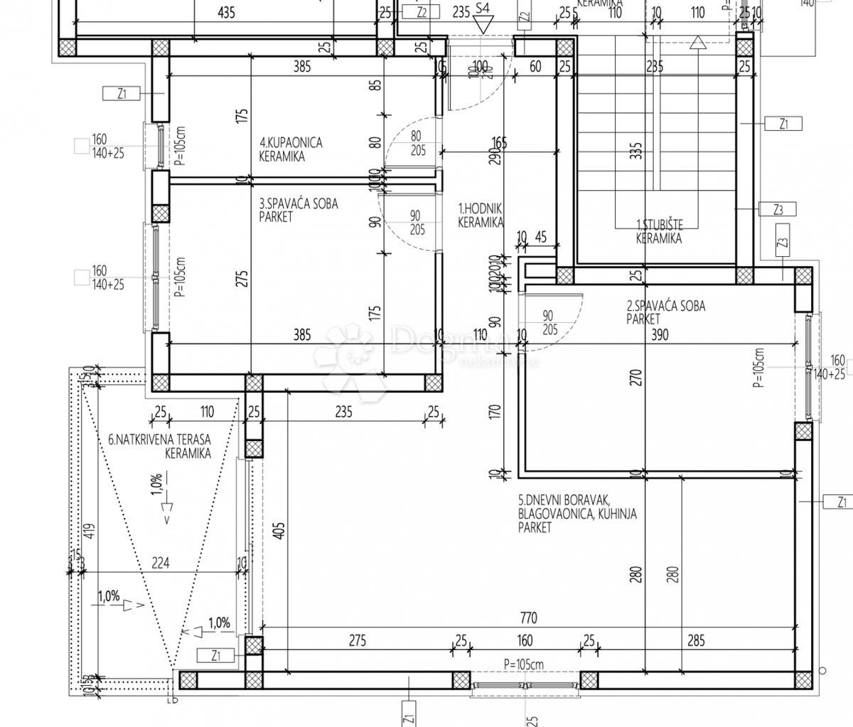 Allogio Brodarica, Šibenik - Okolica, 81,74m2