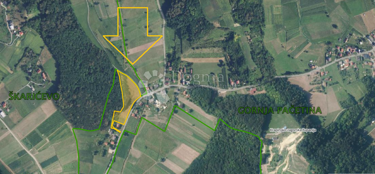 Terreno edificabile Gornja Pačetina, Krapina - Okolica, 11.288m2