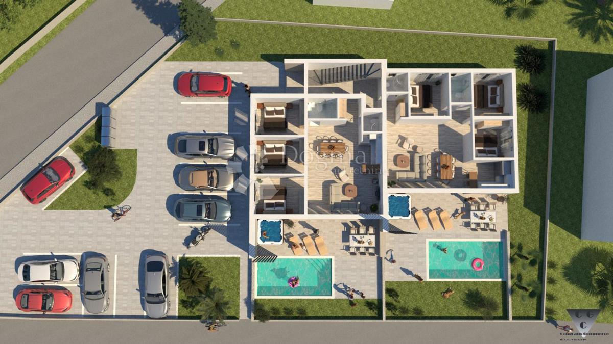 Appartamento Ljubač, Ražanac, 102,17m2