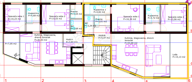 Allogio Rovinj, 74,10m2
