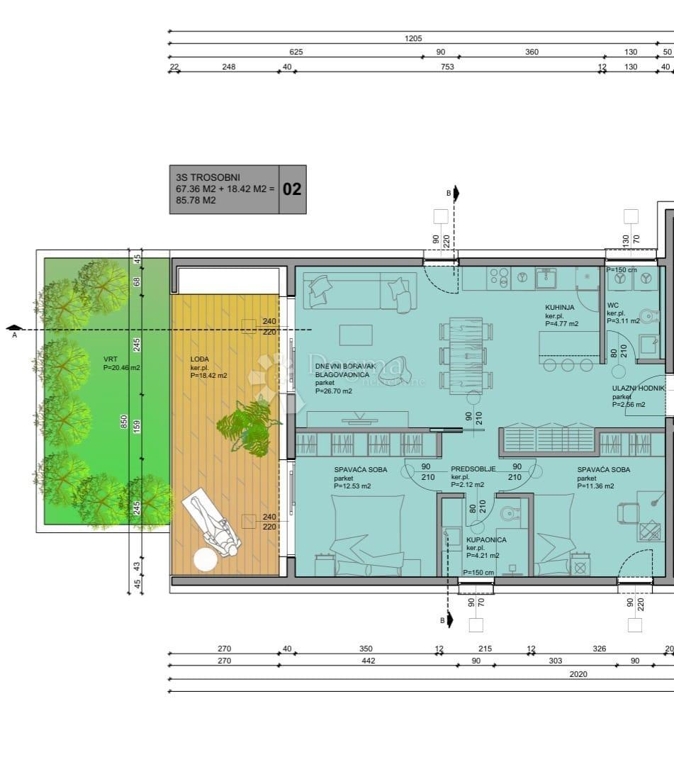 Allogio Gornje Mrzlo Polje Mrežničko, Duga Resa, 48m2