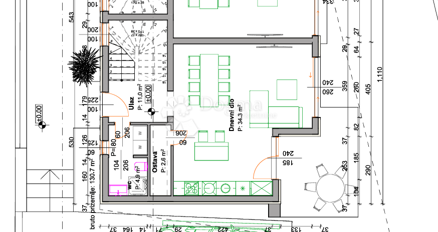 Casa Malinska, Malinska-Dubašnica, 122,81m2