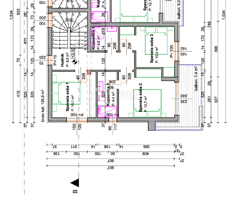 Casa Malinska, Malinska-Dubašnica, 122,81m2