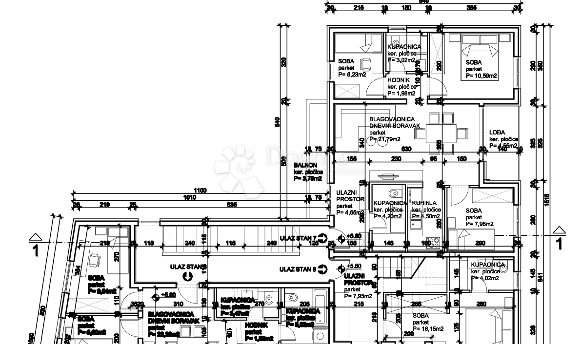 Allogio Kaštel Sućurac, Kaštela, 68m2