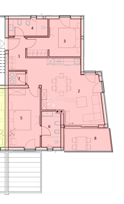 Umago, Zambratija, appartamento in un nuovo edificio