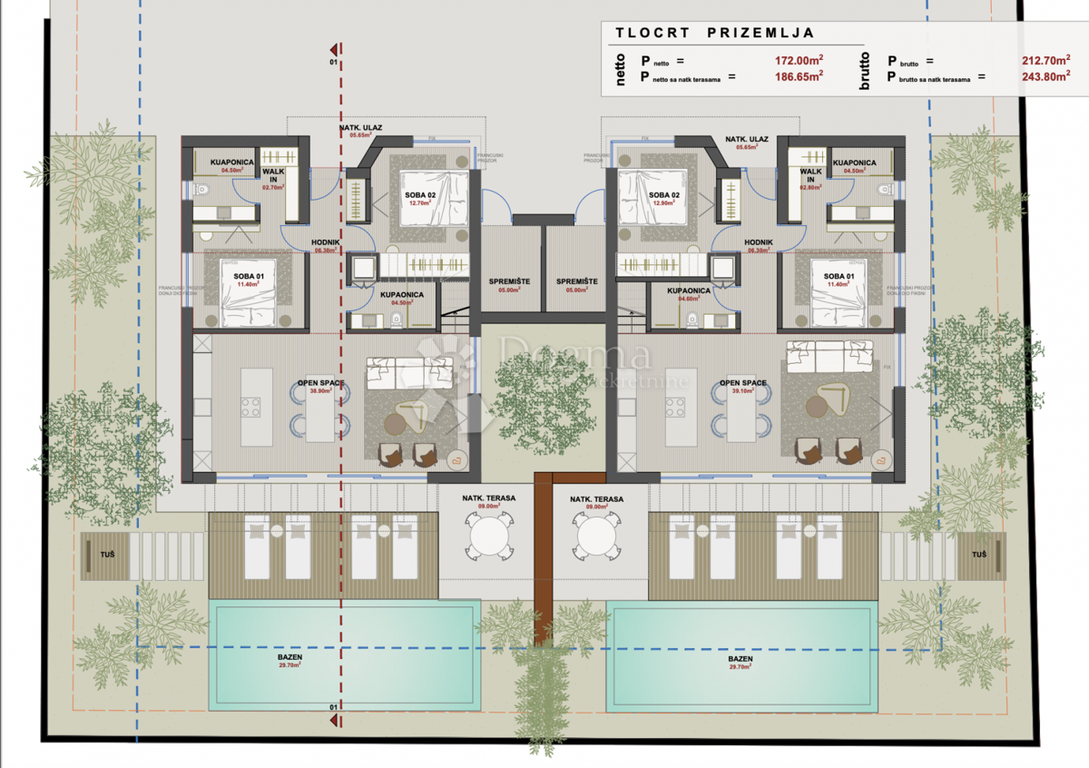 Casa Gedići, Poreč, 115m2