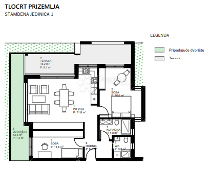 Allogio Centar, Varaždin, 86,30m2