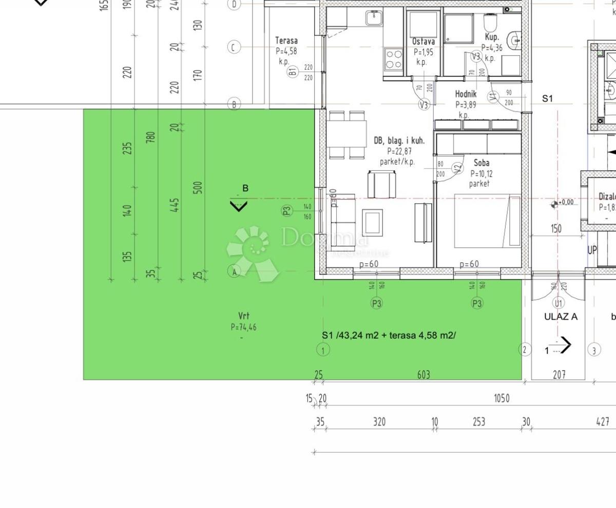 Allogio Gradići, Velika Gorica - Okolica, 44,16m2