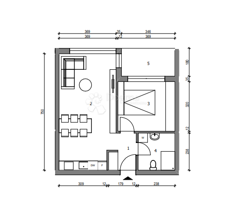Allogio Sloboština, Novi Zagreb - Istok, 80,72m2