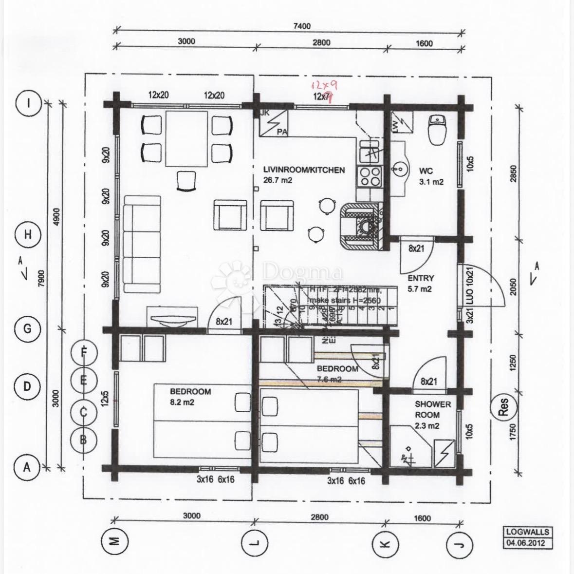Terreno edificabile Janja Gora, Plaški, 1.414m2
