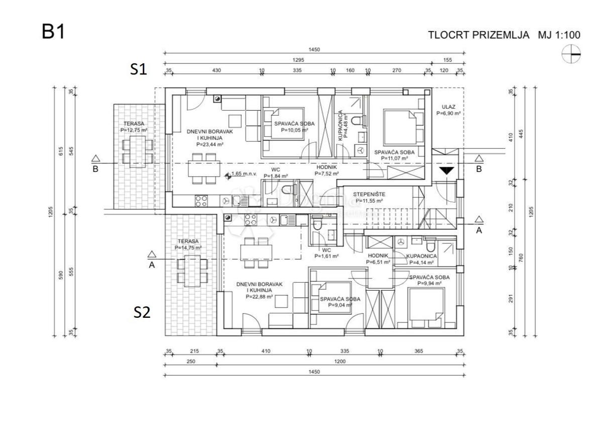 Allogio Vodice, 69,52m2