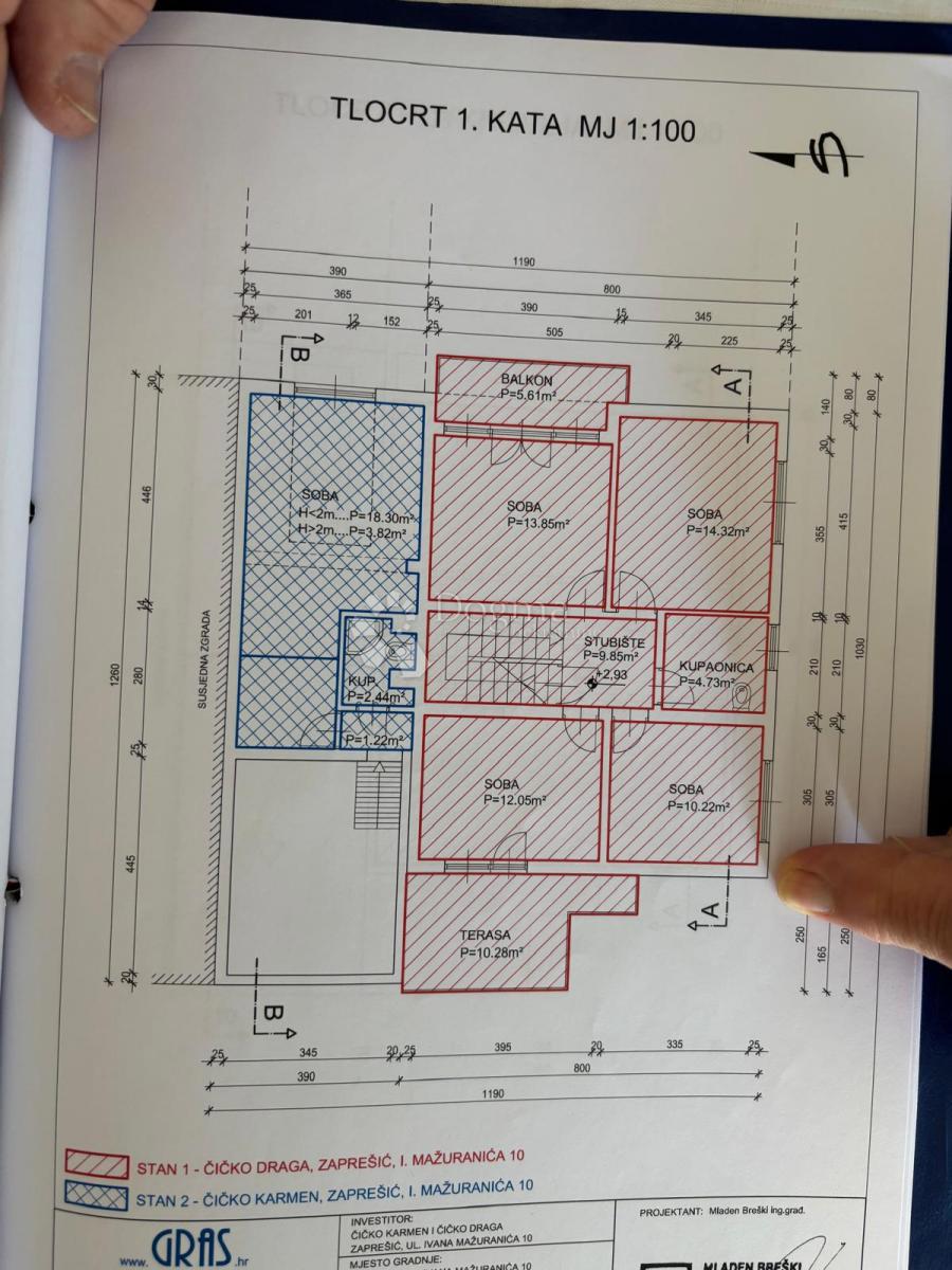Allogio Sjever, Zaprešić, 65m2