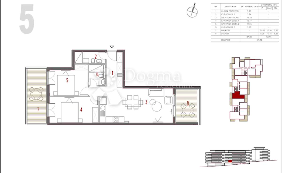 Allogio Trogir, 79,50m2