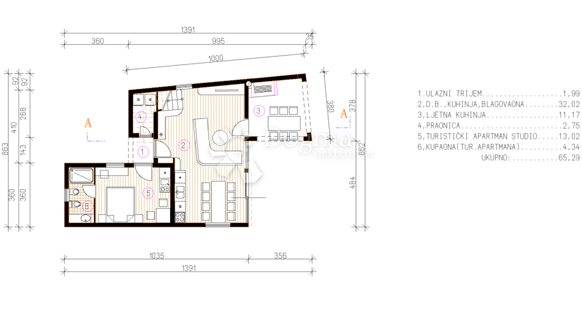 Terreno Zagore, Mošćenička Draga, 541m2