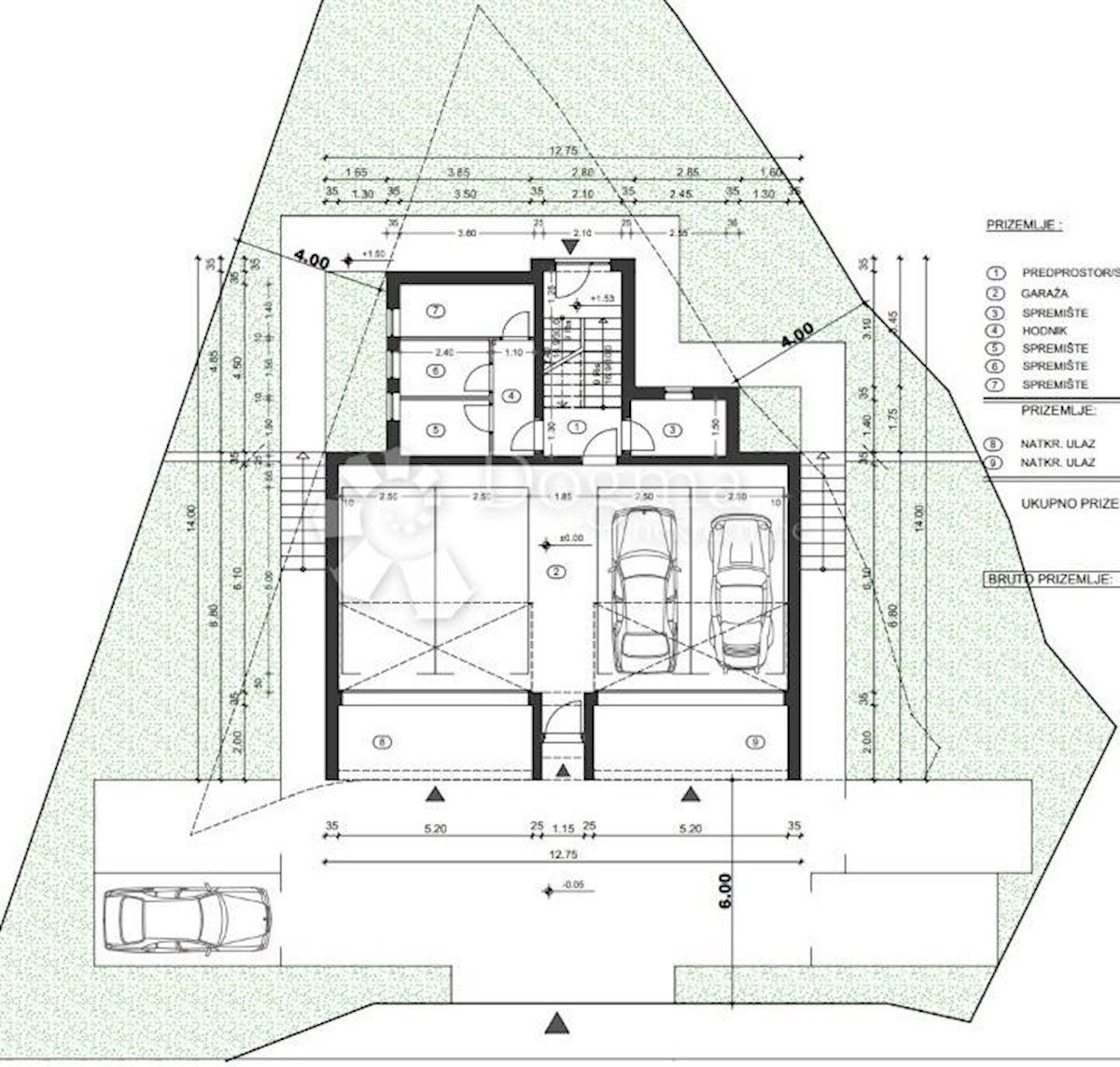 Terreno Ika, Opatija - Okolica, 633m2