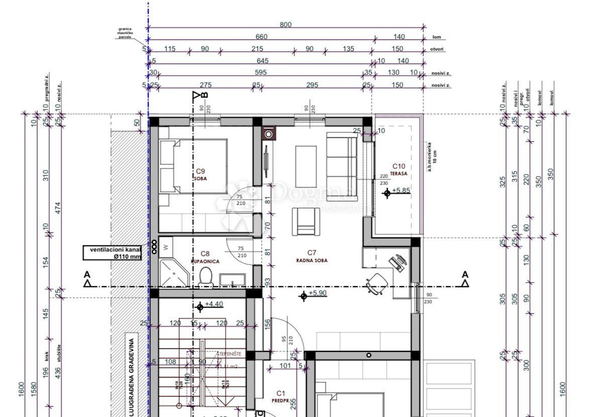 Allogio Medulin, 38,72m2