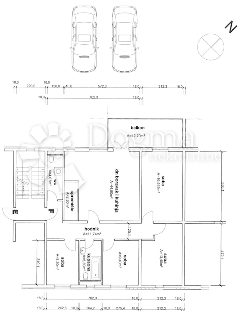 Allogio Blato, Novi Zagreb - Zapad, 106,64m2