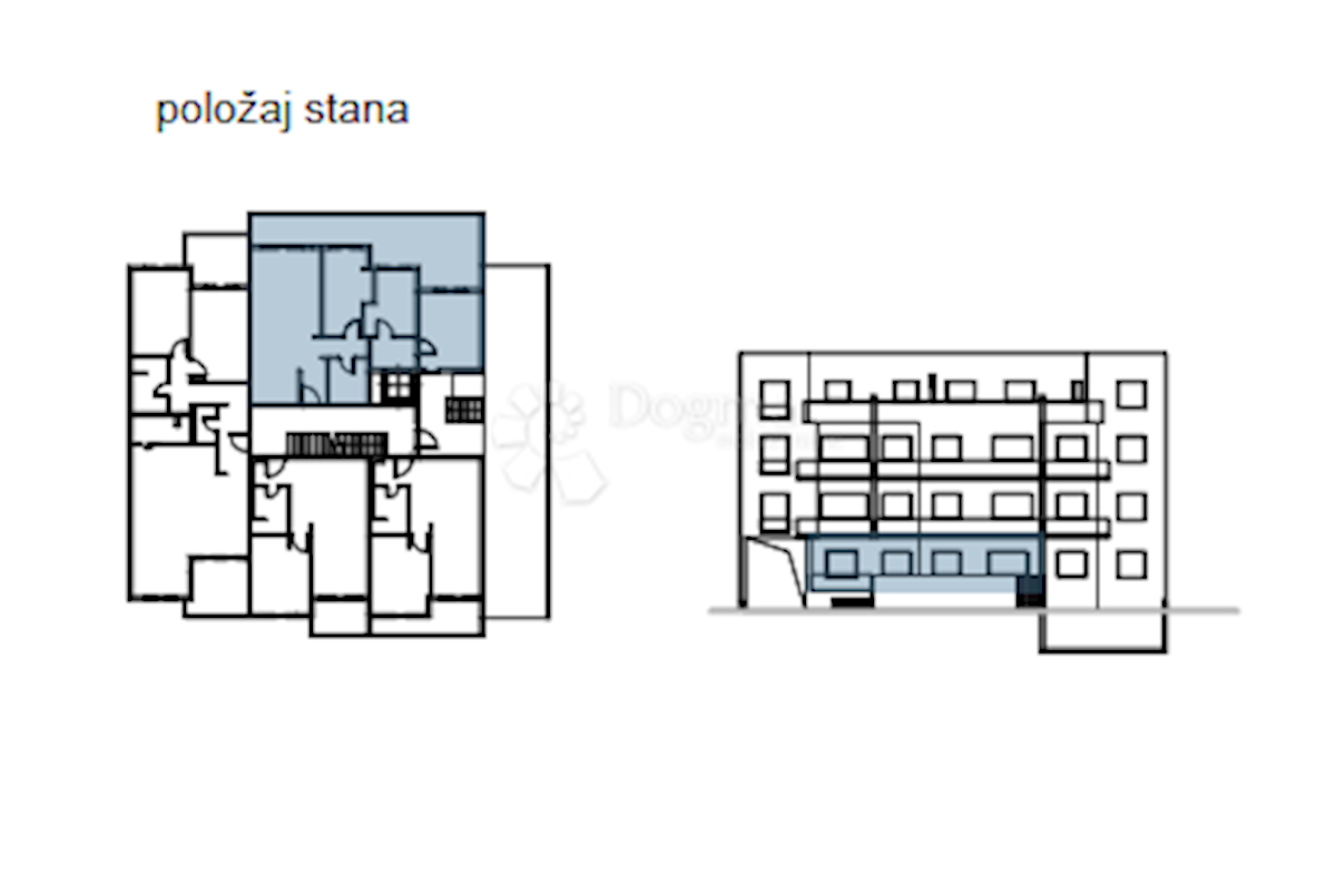 Allogio Donje Svetice, Peščenica - Žitnjak, 70,92m2