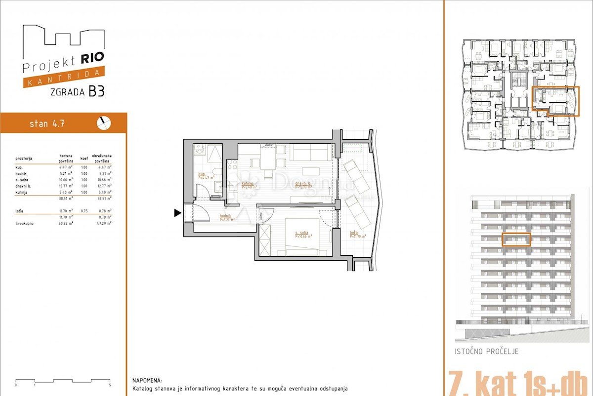 Allogio Kantrida, Rijeka, 119,63m2