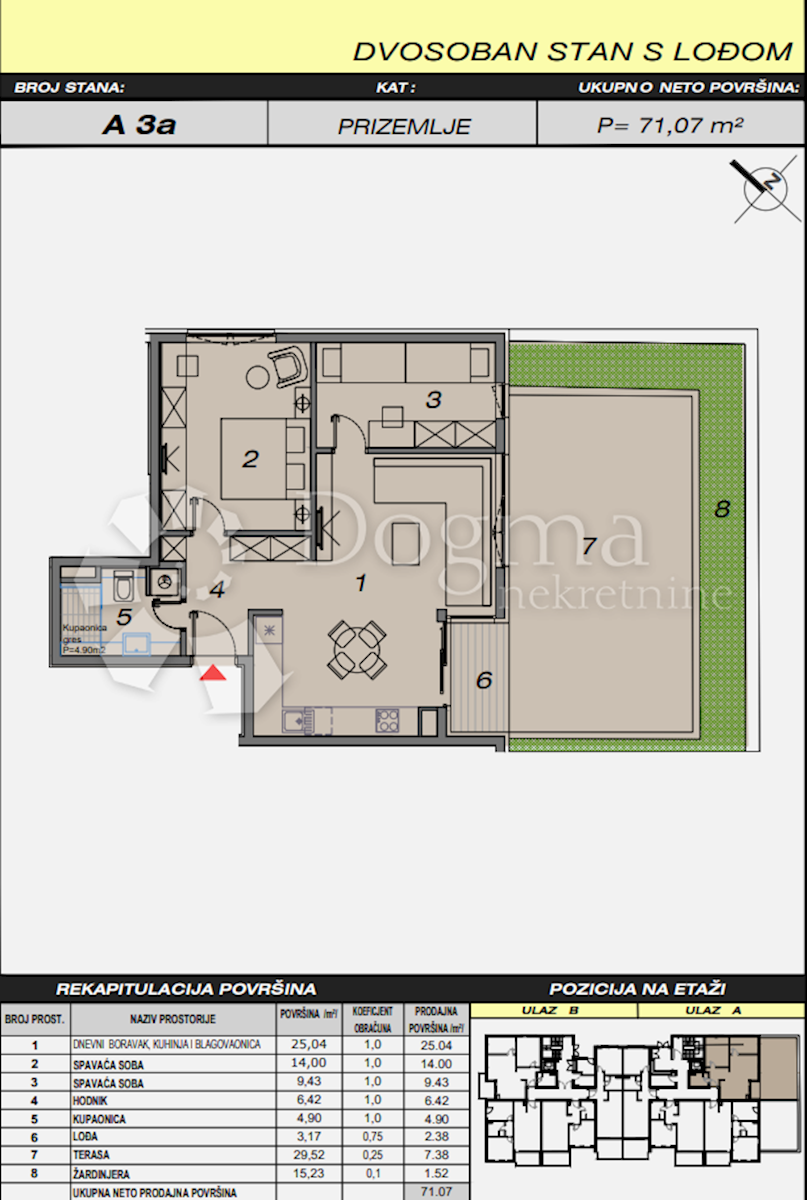 Allogio Makarska, 52,70m2