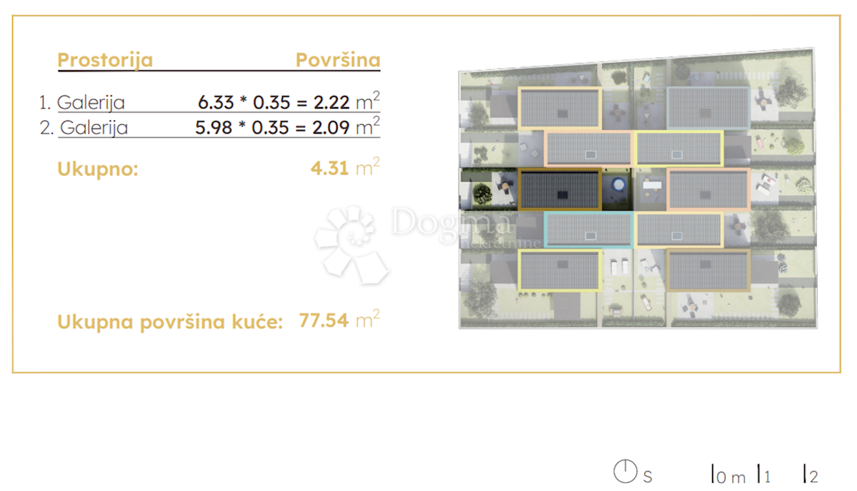 Casa Poreč, 77,54m2