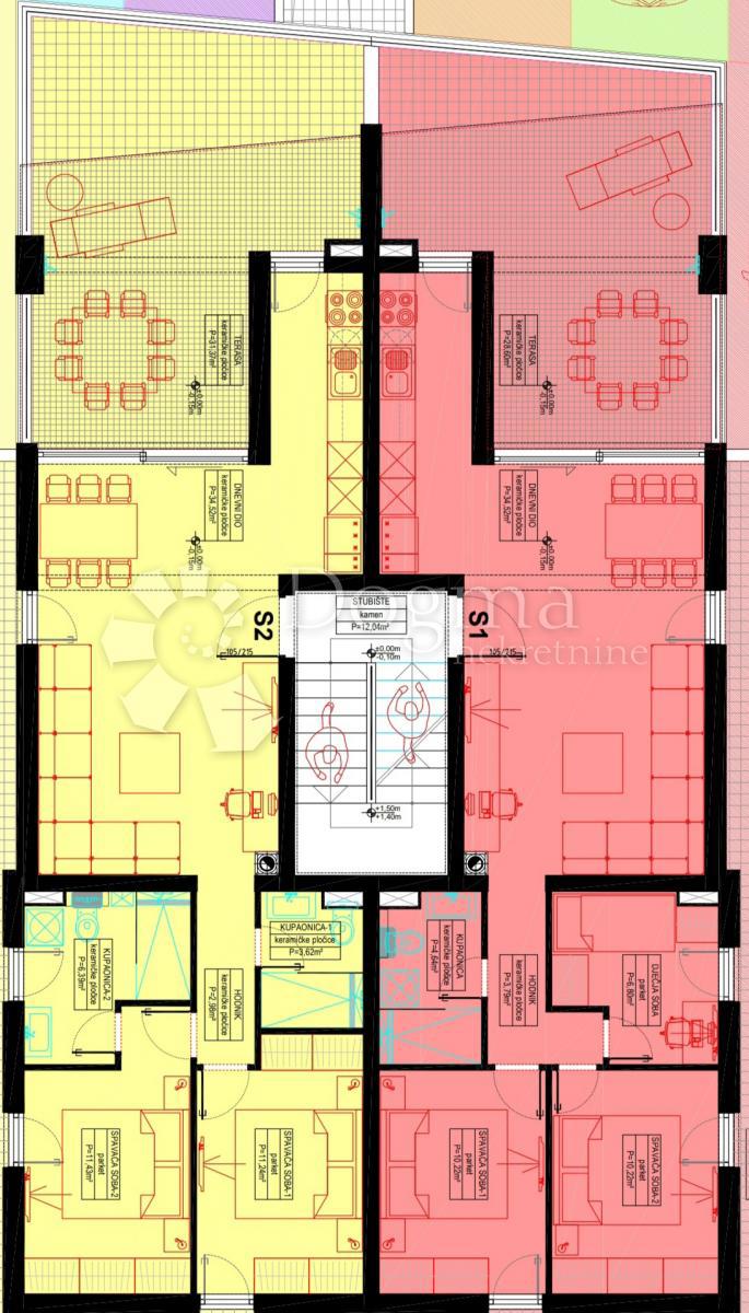 Allogio Šimuni, Pag, 108,32m2