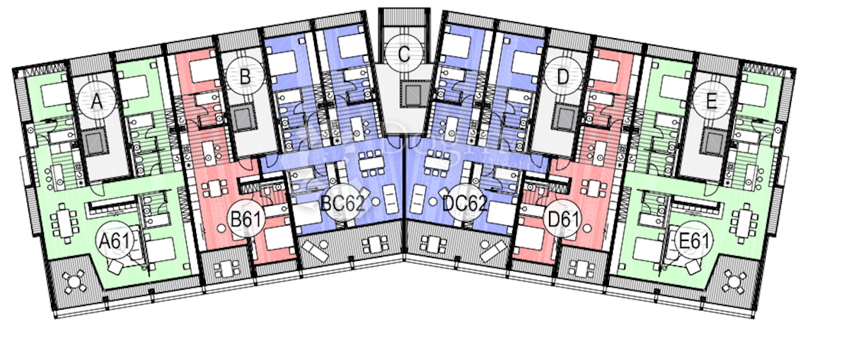 Allogio Belafuža, Zadar, 178,85m2