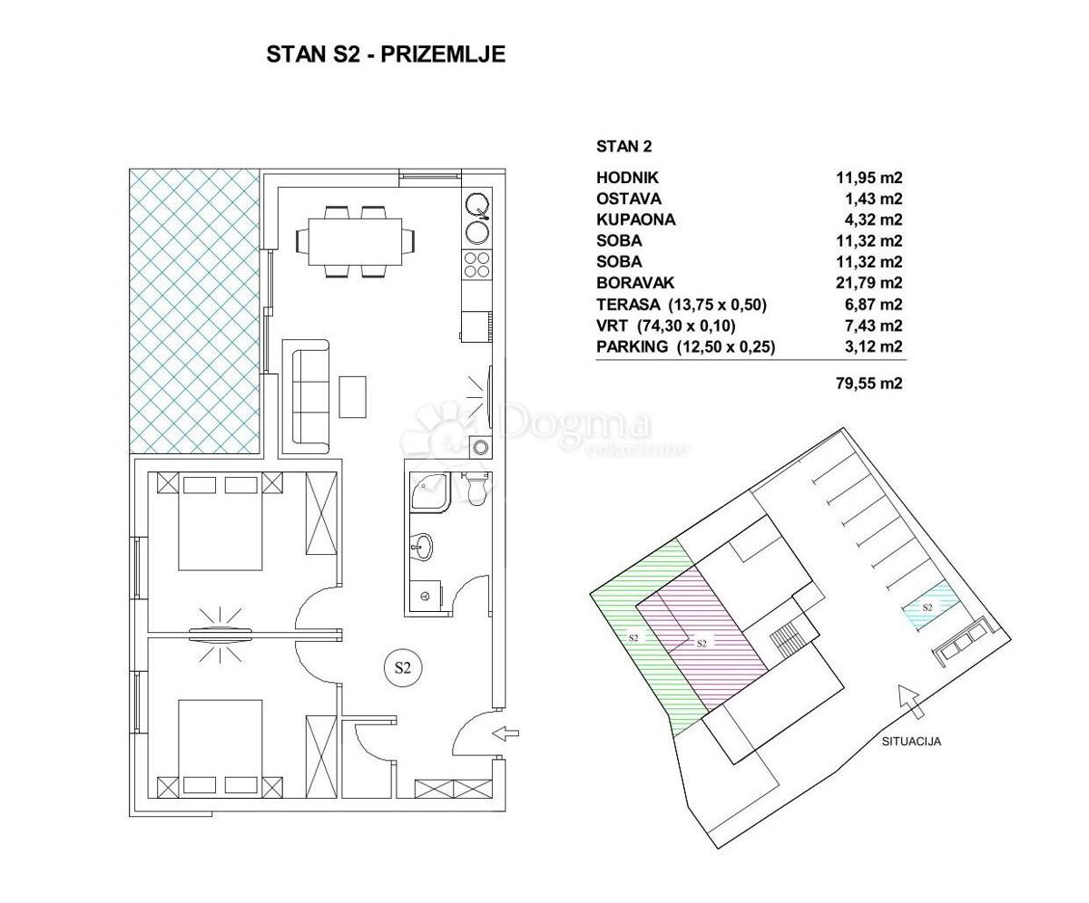 Allogio Pag, 55,94m2