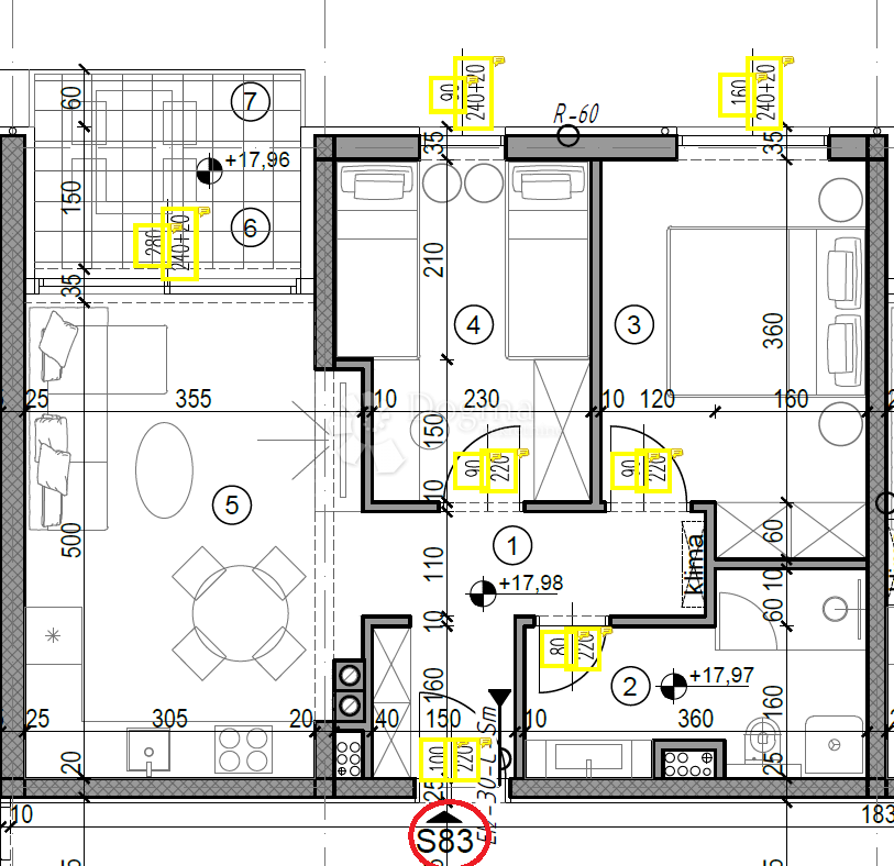 Allogio Monvidal, Pula, 54,01m2