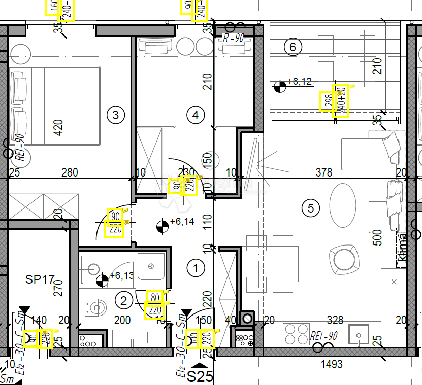 Allogio Monvidal, Pula, 49,05m2