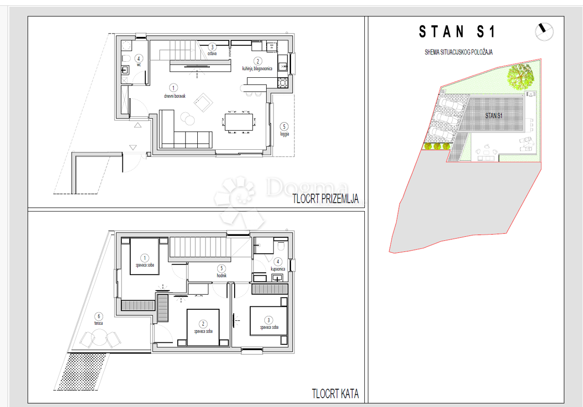 Allogio Brodarica, Šibenik - Okolica, 105,40m2