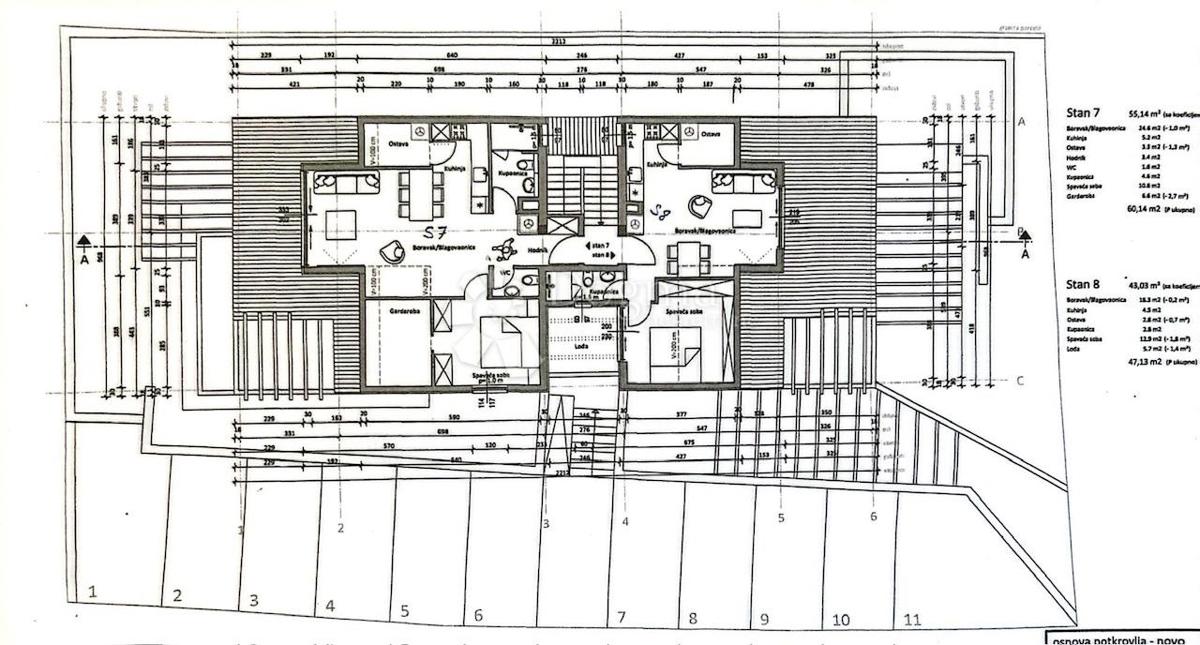 Allogio Gornje Vrapče, Črnomerec, 104,85m2