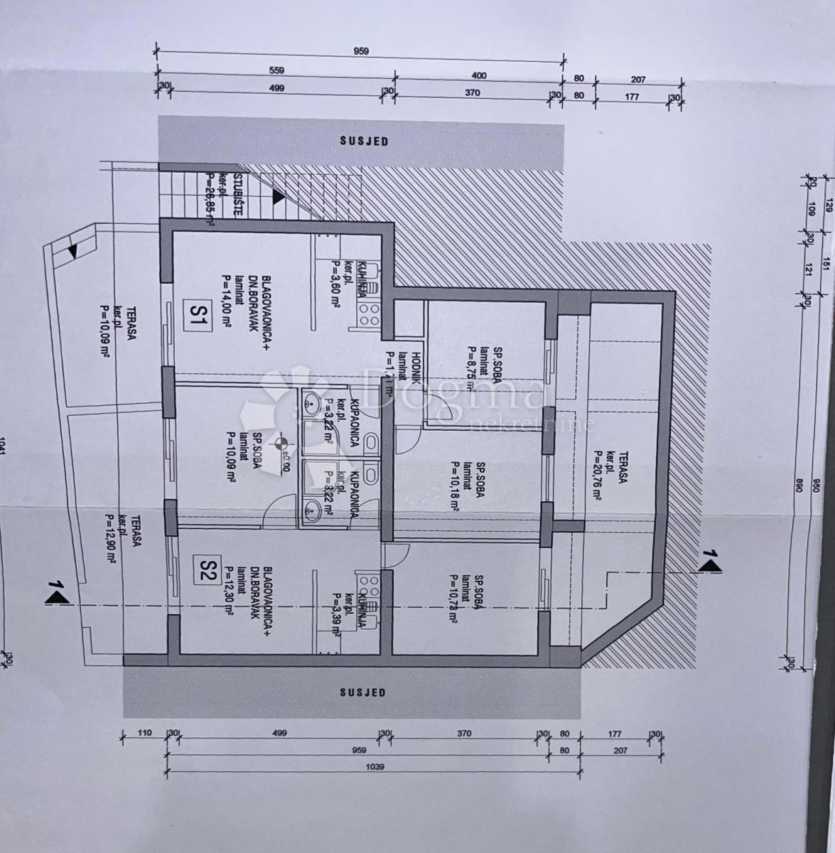 Casa Podgora, 497,63m2