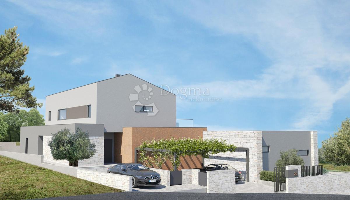 BELLISSIMA POSIZIONE CON PERMESSO DI COSTRUZIONE PER UNA VILLA CON ELEMENTI TRADIZIONALI DELL'ISTRIA