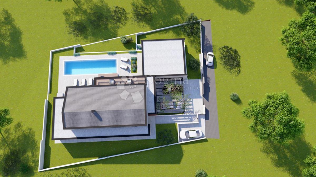 BELLISSIMA POSIZIONE CON PERMESSO DI COSTRUZIONE PER UNA VILLA CON ELEMENTI TRADIZIONALI DELL'ISTRIA