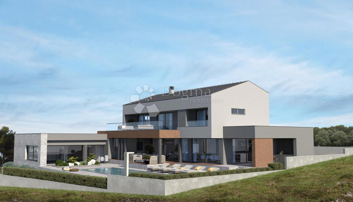 BELLISSIMA POSIZIONE CON PERMESSO DI COSTRUZIONE PER UNA VILLA CON ELEMENTI TRADIZIONALI DELL'ISTRIA