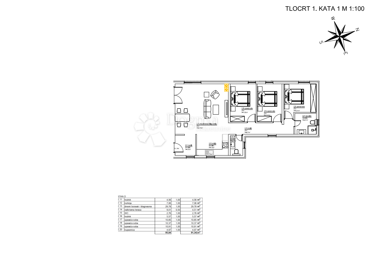 Allogio Poreč, 98,76m2