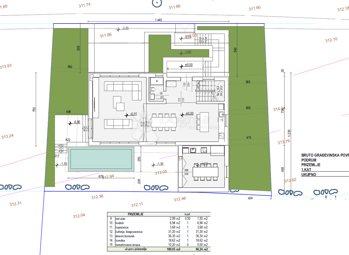 Casa Motovun, 260,26m2