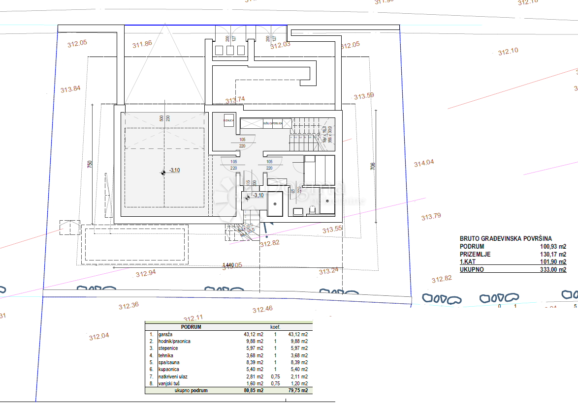 Casa Motovun, 260,26m2