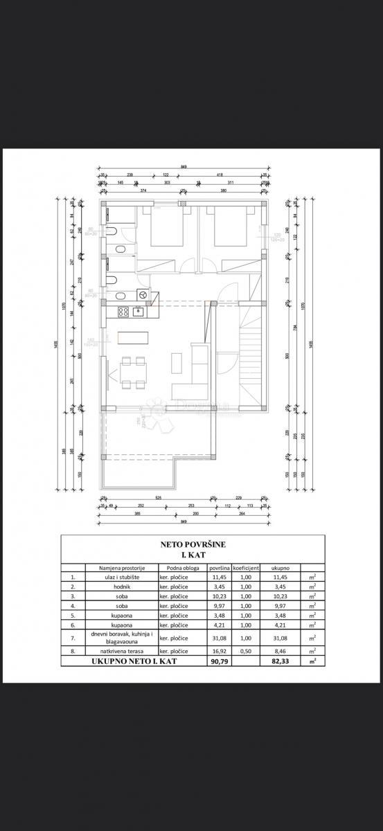 Appartamento Vir, 90,79m2