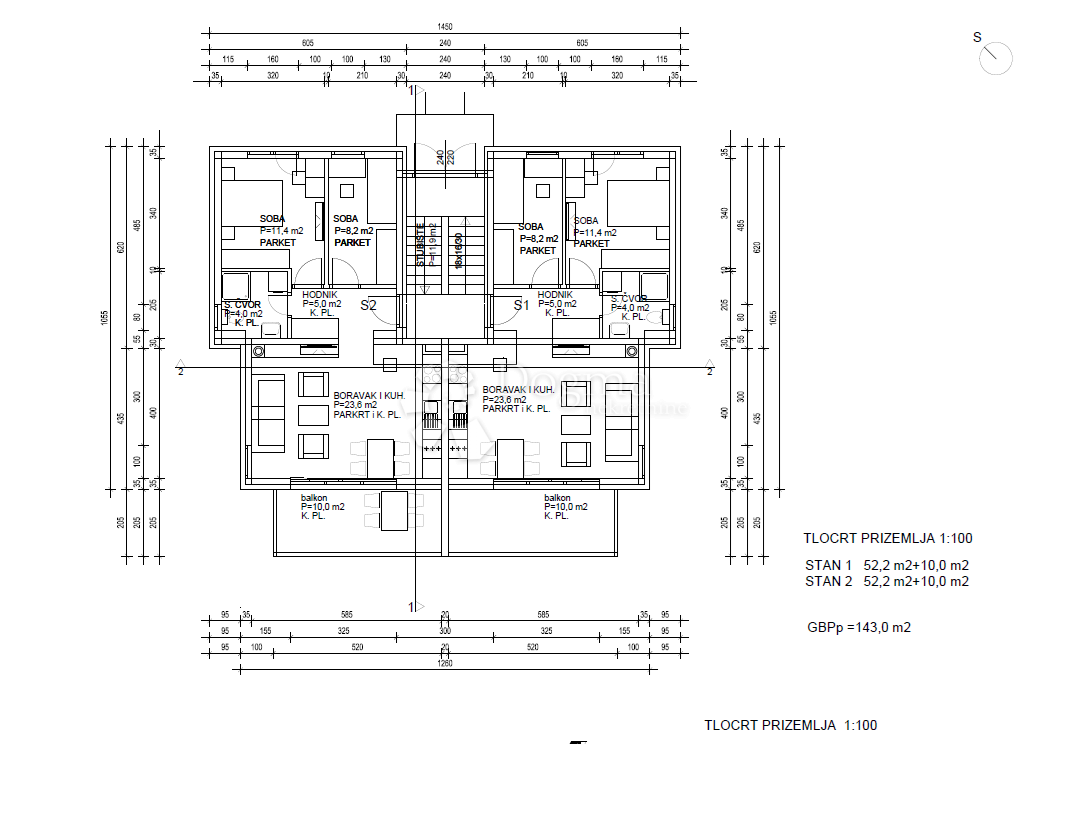 Allogio Rogoznica, 62,20m2